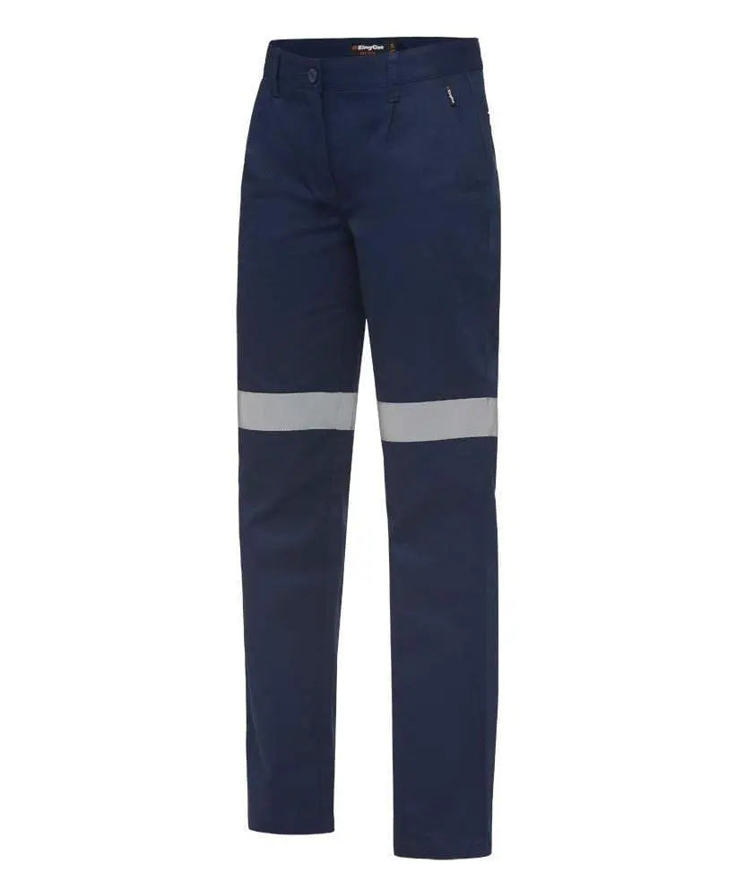 KingGee Women's Drill Reflective Pants K43535 Metro Workwear.